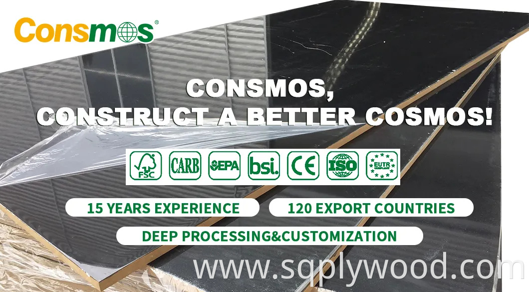 Consmos High Glossy UV Melamine MDF Sheet for Kitchen Cabinet